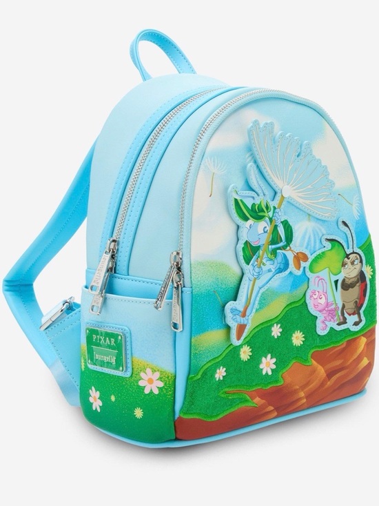 New Loungefly Disney Pixar A Bug\'s Life Flik Flying Mini Backpack main image 5